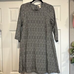 Diamond patterned dress